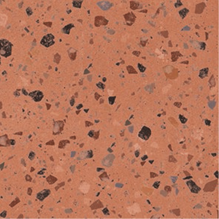 CLAYTONE - 12X12, CORAL BLEND, MATTE